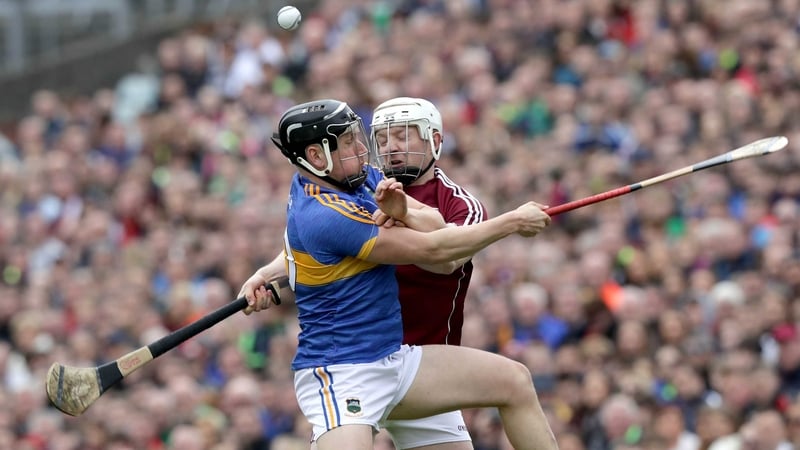 Joe Canning and Dan McCormack clash on Sunday