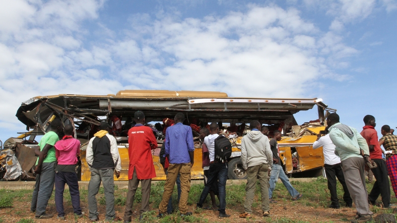 The bus was en route from Nairobi to Mombasa