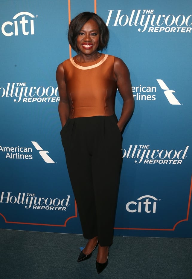 The actress rules a cocktail look at the The Hollywood Reporter Annual Nominees Night earlier this year. These Max Mara top and pants are the trendiest!