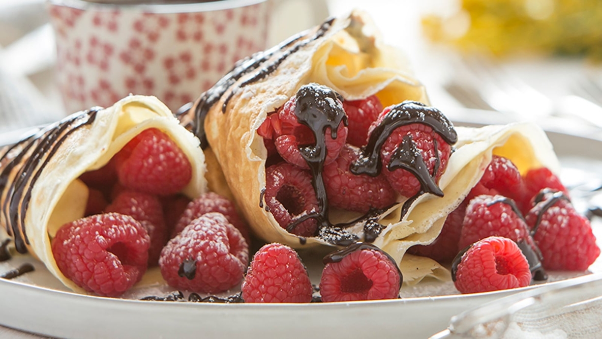 Add a dash of 'je ne sais quoi' with thin and delicate crêpes, which are surprisingly easy to make and can be prepared ahead of time.