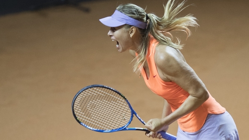 Sharapova looked like her old self after serving a 15-month drugs ban