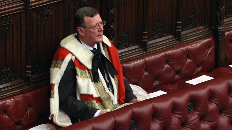 Former NI first minister David Trimble now sits in the House of Lords