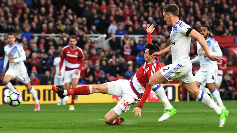 De Roon fires Boro ahead