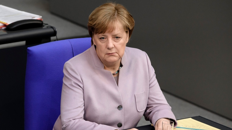 Angela Merkel also said talks on Britain's financial obligations to the EU would have to be addressed early on in the talks