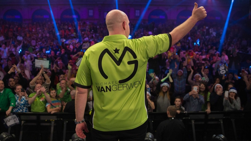 Michael van Gerwen was in sizzling form in Birmingham
