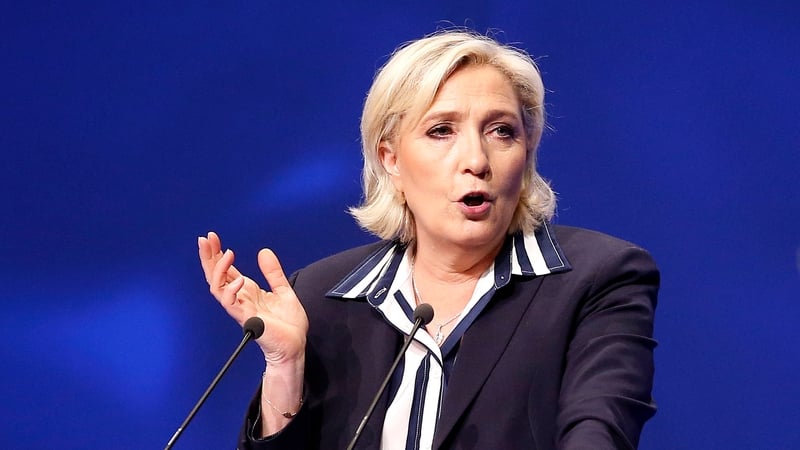 Marine Le Pen faces off with Emmanuel Macron in the second round of the French presidential election next weekend