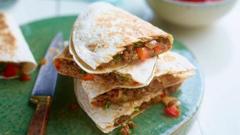 Lamb and Cheddar Quesadillas