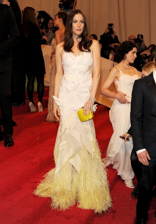 Liv Tyler wore Givenchy to the Met Gala in 2011. Theme: Alexander McQueen: Savage Beauty