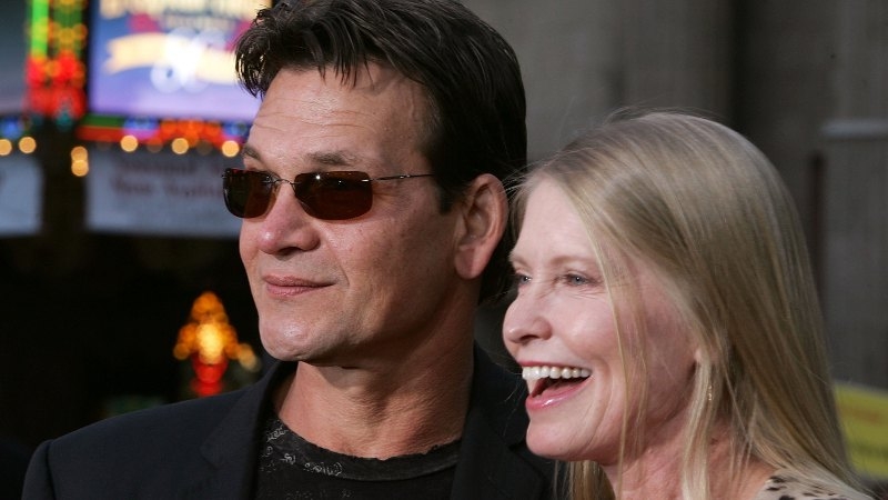 Patrick Swayze pictured with Lisa Niemi