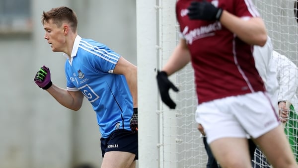 Con O'Callaghan celebrates scoring a goal on the way to Dublin's win