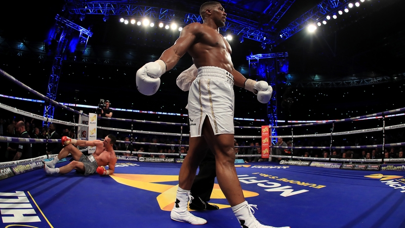 Joshua stopped Klitschko in the 11th round