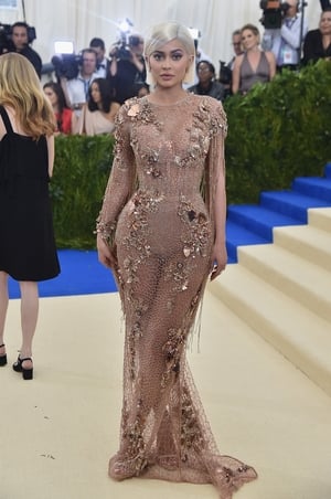 Kylie Jenner in Versace.