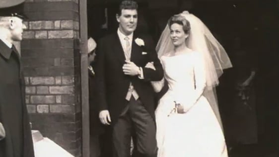 Tony O'Reilly And Susan M Cameron on their wedding day 5 May 1962