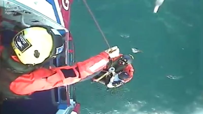 Matthew Bryce was eventually found after an extensive search (Pics: Police Scotland and Maritime & Coastguard Agency)