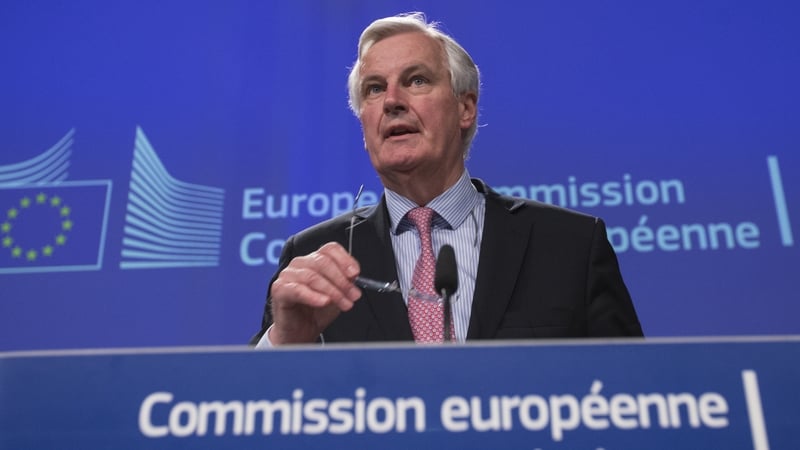 Michel Barnier's recommendations are based on guidelines agreed at Saturday's summit of the 27 remaining EU member states
