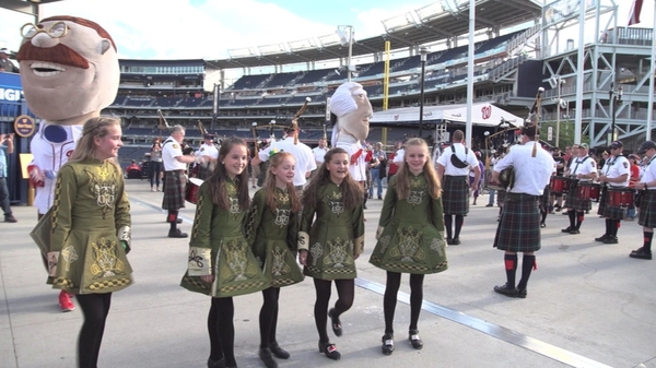 Major league baseball team honours Ireland