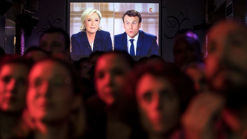 The candidates clashed over their vision of France's future and ways of handling terrorism