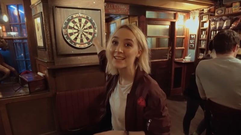Saoirse Ronan in Ed Sheeran's Galway Girl video