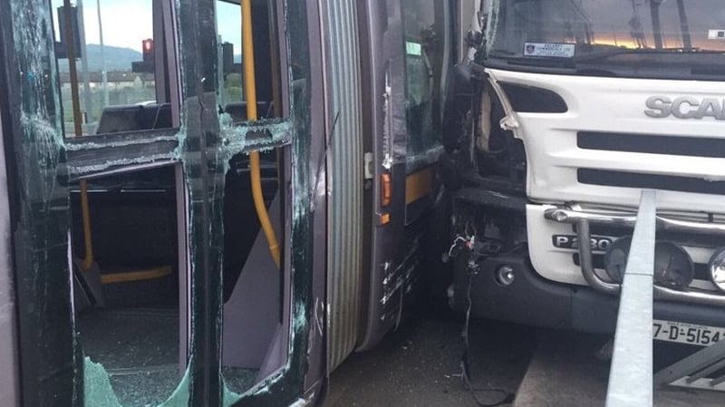 Two people were brought to Tallaght Hospital