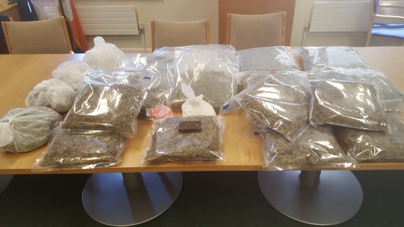 Gardaí said the search of the house took place after "confidential information" was received