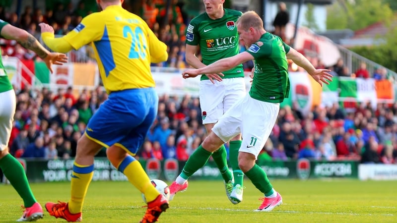 Stephen Dooley fires home the opener