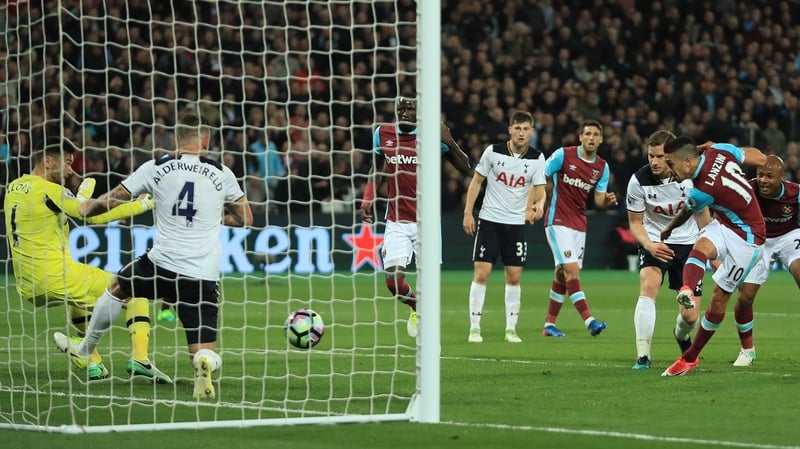 Manuel Lanzini of West Ham United scored the only goal of the game