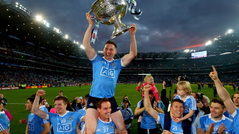 Dublin celebrate their 2016 All-Ireland SFC final replay defeat of Mayo