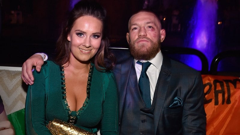 Conor McGregor with his girlfriend Dee Devlin