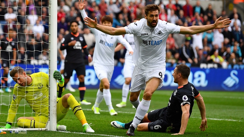 Fernando Llorente celebrates his crucial goal