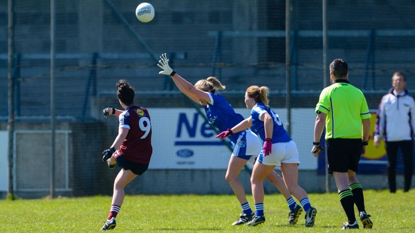 Maud-Annie Foley kicks the equalising point