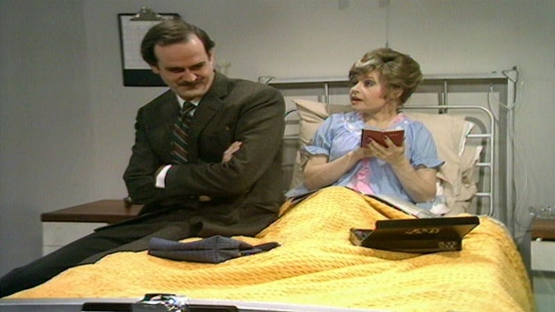 John Cleese and Prunella Scales in Fawlty Towers