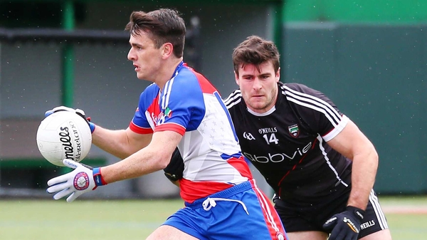Former Dublin hurler Danny Sutcliffe in possession for New York