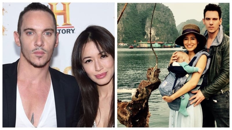 Jonathan Rhys Meyers and Mara Lane - and young Wolf