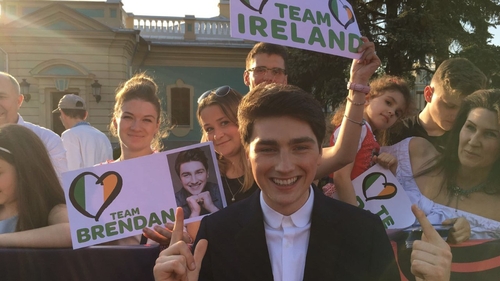 Team Brendan were out in force in Kyiv yesterday