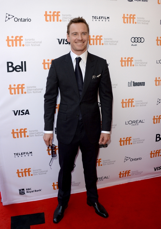 The Kerry man looks like James Bond at the '12 Years A Slave' Premiere during the 2013 Toronto International Film Festival.