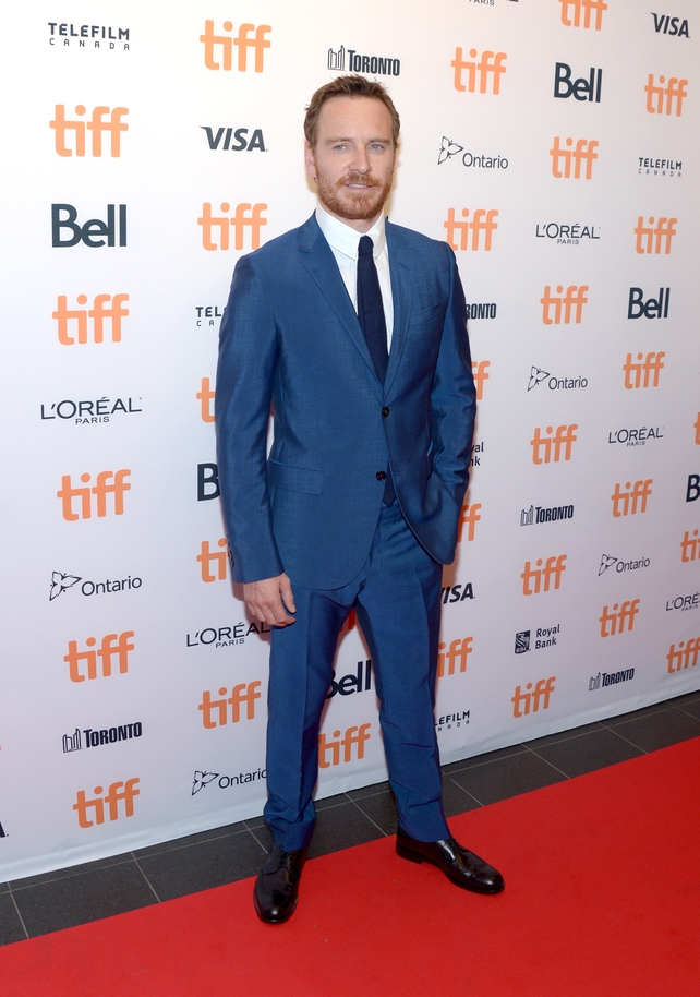 Yaaas siree. This Gucci suit perfectly matches Fassbender's eyes. He was attending the Toronto International Film Festival Soiree in 2016 as the guest of honour.