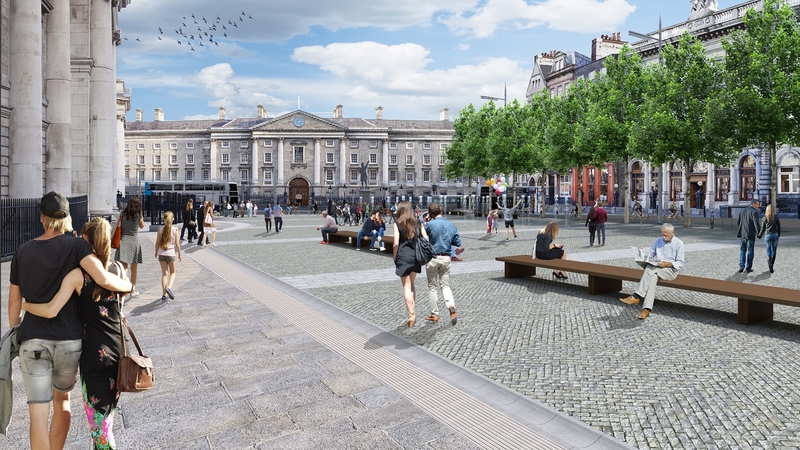 An Bord Pleanála has directed a further period of public consultation over the planned pedestrian plaza at Dublin's College Green