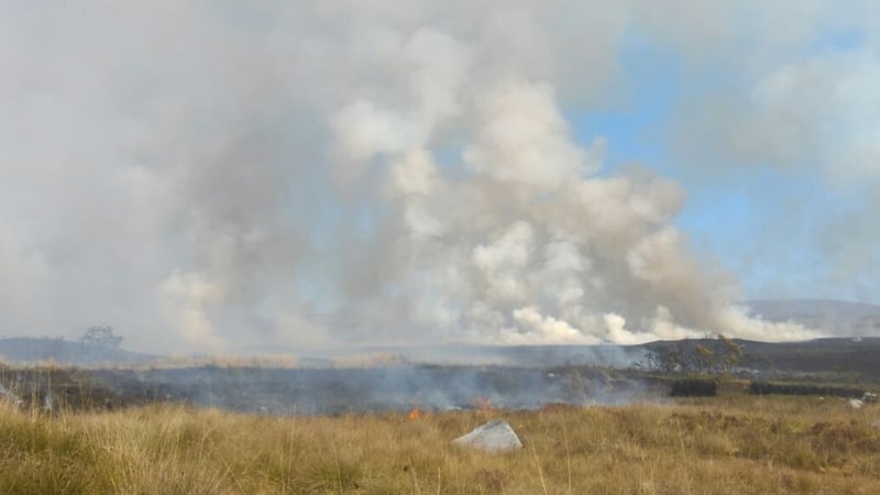 Blaze had been contained to two areas earlier