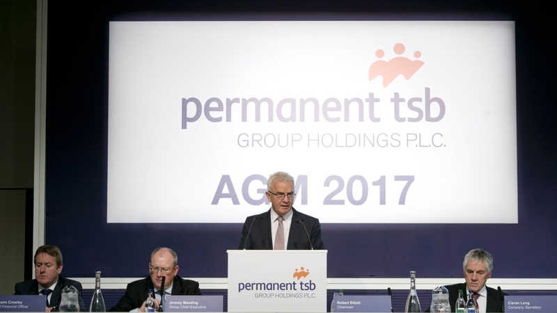 PTSB Chairman Robert Elliott addresses the lender's AGM