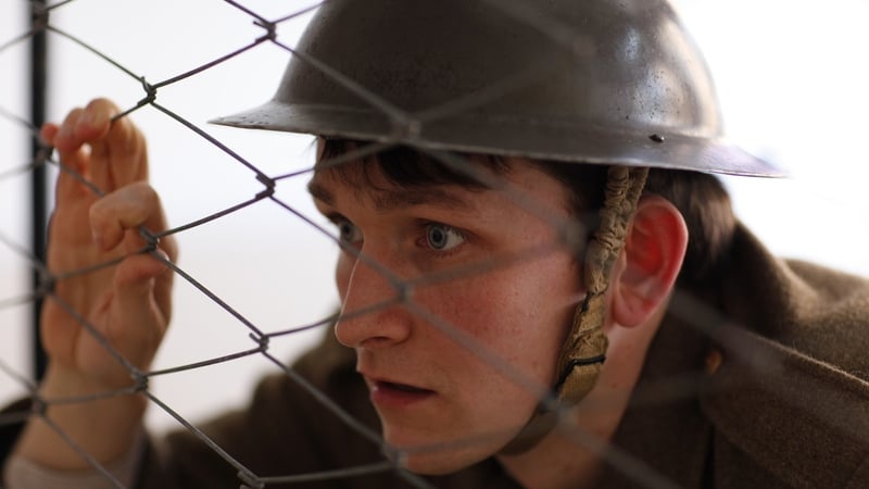 Shane O'Regan as Tommo in Private Peaceful by Michael Morpurgo. Photo: Tom Lawlor