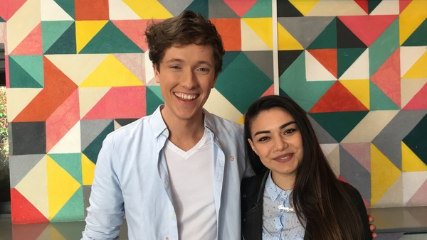 Chef Adrian with RTÉ LifeStyle's Soraiya Ryan.