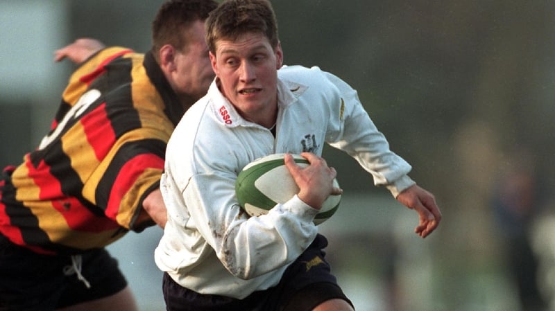 Ronan O'Gara in action for Cork Con in 2001