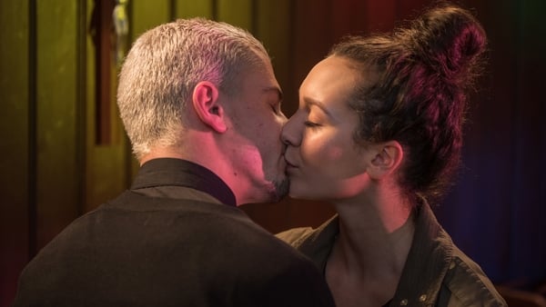 Joel kisses Cleo this week on Hollyoaks