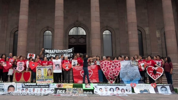 Mothers of missing persons in the states of Nuevo Leon, Coahuila and Tamaulipas, demand justice for their relatives