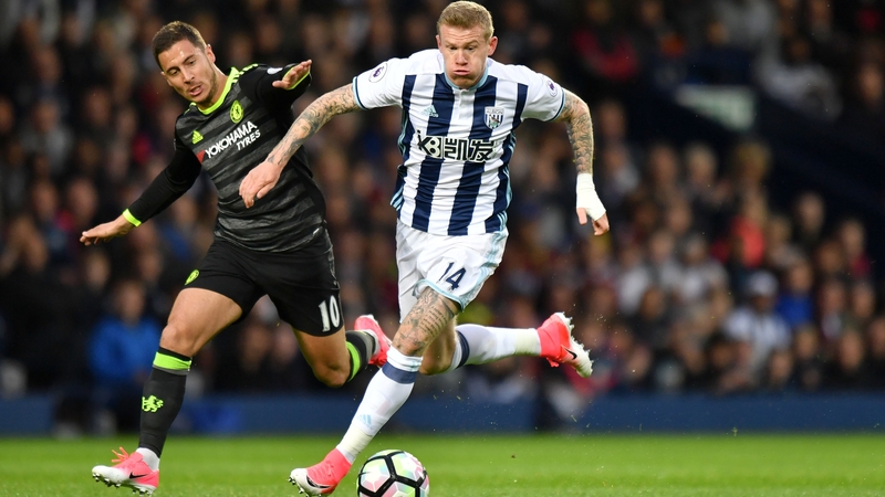 James McClean and West Brom go to Merseyside on Saturday night