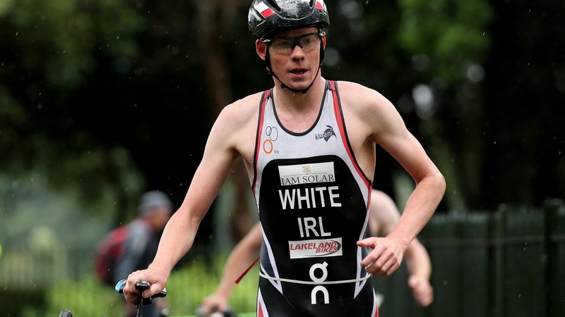 Irish triathlete Russell White