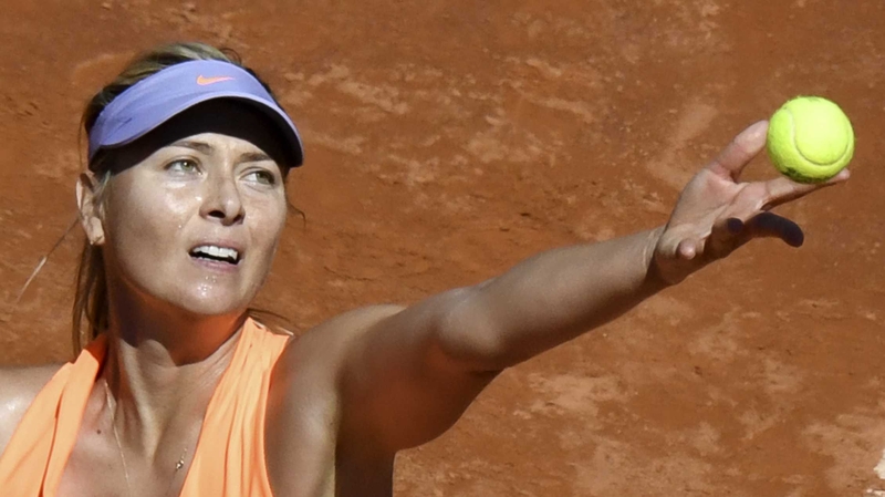 Maria Sharapova marched on at the Italian Open