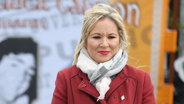 Michelle O'Neill said political leaders 'have a duty and a responsibility to lead by example'