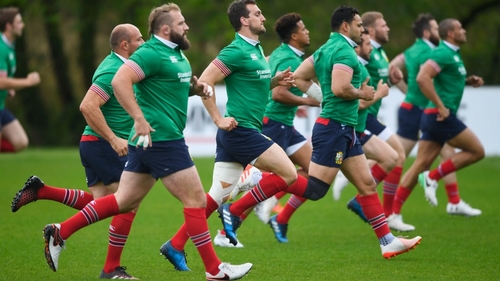 This year's crop of Lions are put through their paces