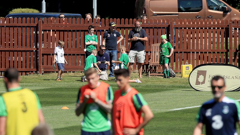 The Ireland squad prepared for Euro 2016 at Fota Island in Cork